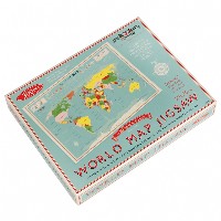 Puzzle Weltkarte Vorschau