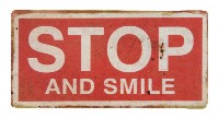 Magnet &quot;Stop & Smile&quot;